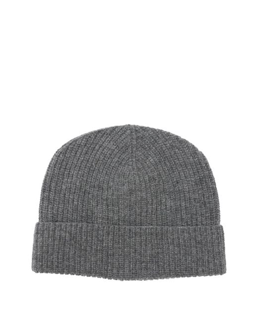 Seven Gauge Gray Beanie for men
