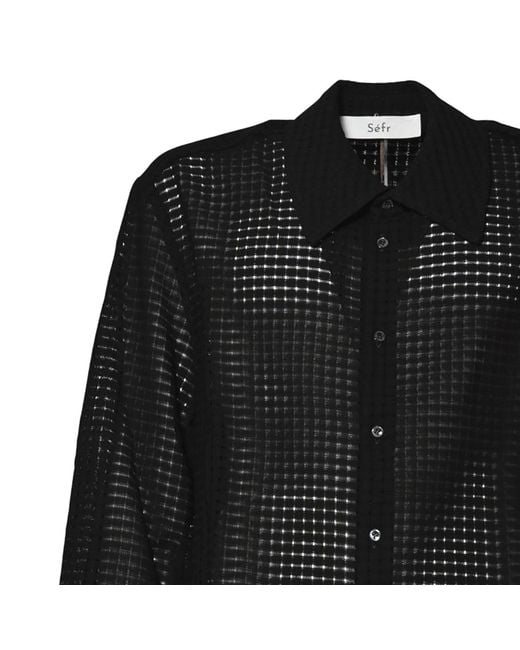 Chemises Séfr en coloris Black