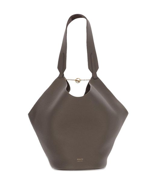 Sac Porté Épaule En Cuir Khaite en coloris Brown