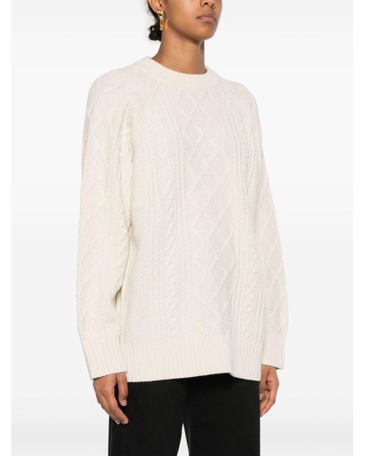 Samsøe & Samsøe White Sadene Sweater for men