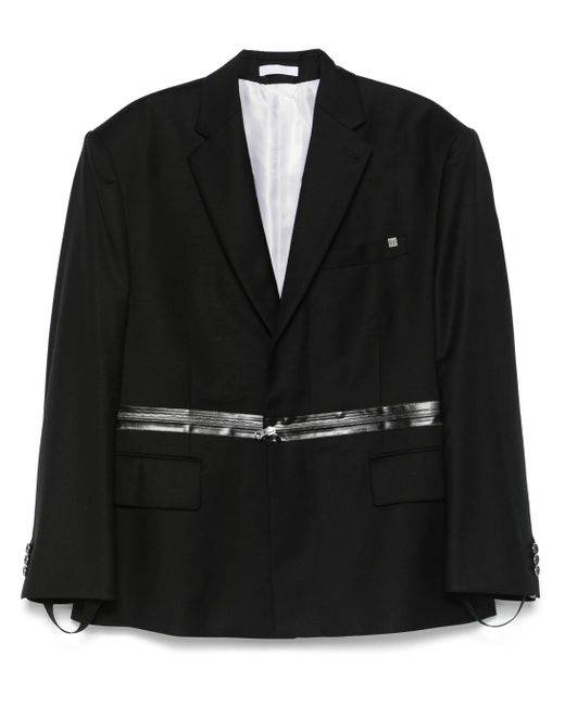 Helmut Lang Black Zip Driver Blzr.Natu