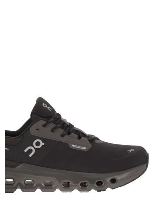 On Shoes Black Cloudrunner 2 Waterproof Sneakers for men