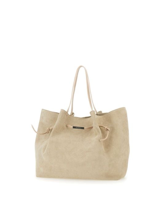 Iceberg Natural Eisberg Maxi Wildleder Schulterkäufer Tasche