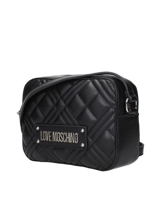 Love Moschino Black Crossbody Bags Polyurethane