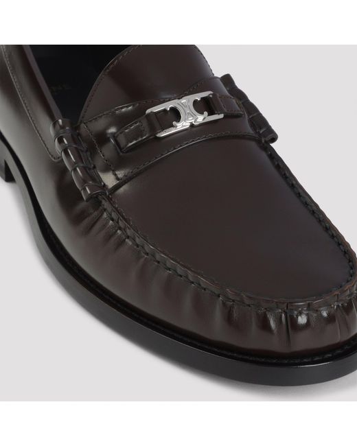Céline Black Triomphe 15 Loafer