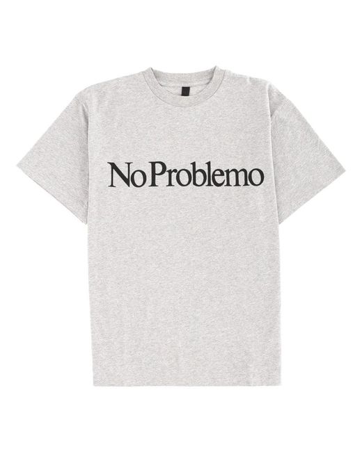 No Problemo White T-shirt With Logo