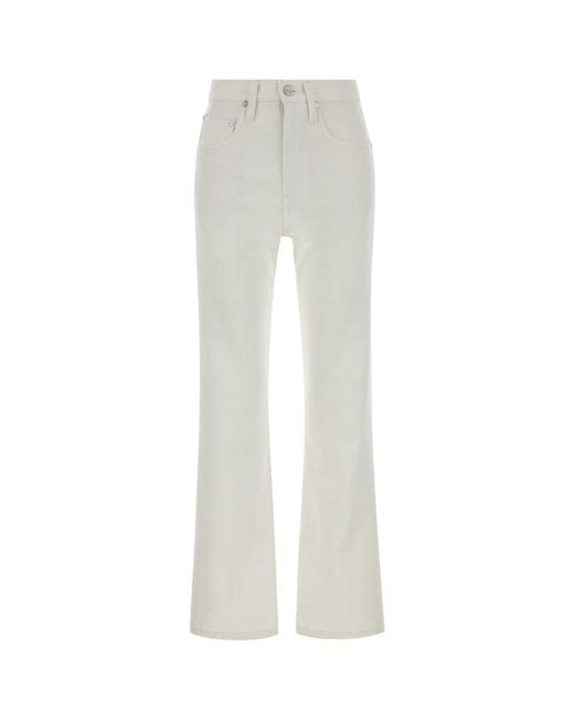 Jil Sander White Denim Jeans