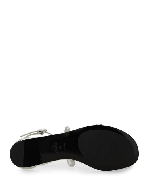 McQueen White Strappy Sandal