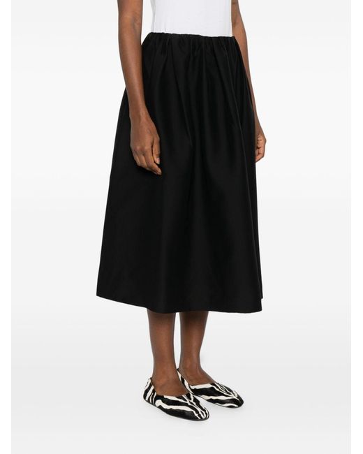 Totême Mini-Rok Met Ritssluiting in het Black