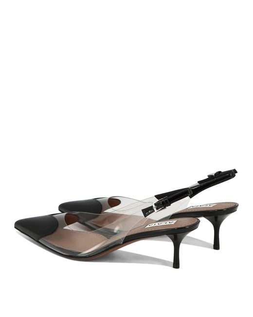 Alaïa Metallic "Cœur 55 Mm" Slingbacks