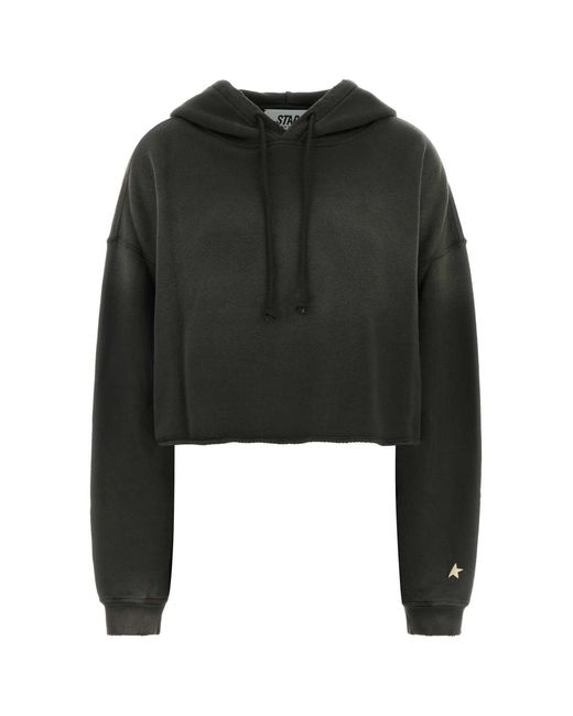 Golden Goose Deluxe Brand Black Slate Cotton Sweatshirt