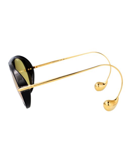 Bottega Veneta Yellow Sunglasses