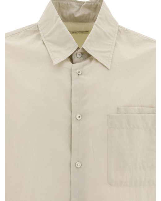Lemaire "double Pocket" Shirt in het Natural voor heren