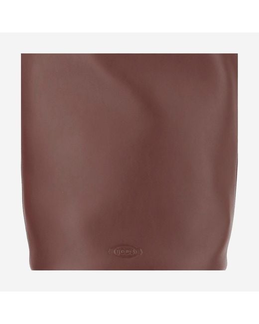 Tod's Brown Small Bucket Bag