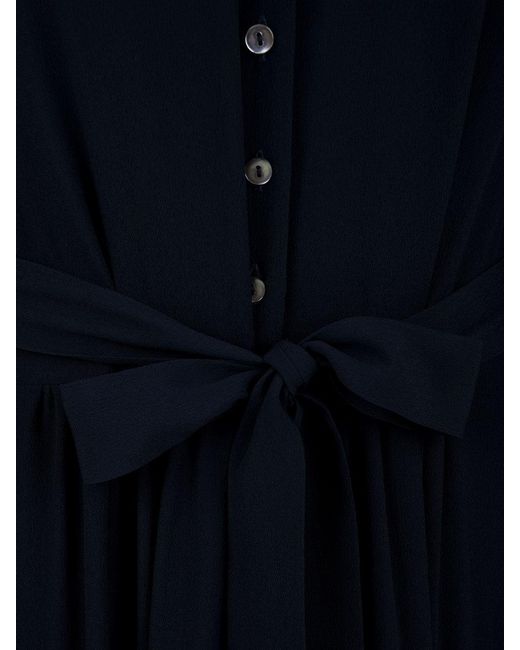 Douuod Jurken Blauw in het Black