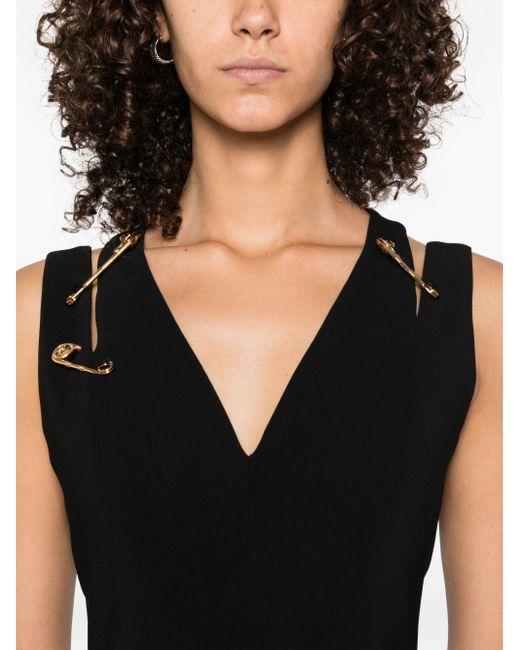 Mini Cocktail Vestido Versace de color Black