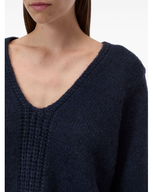 Closed Blue V Neck Knit Clothing