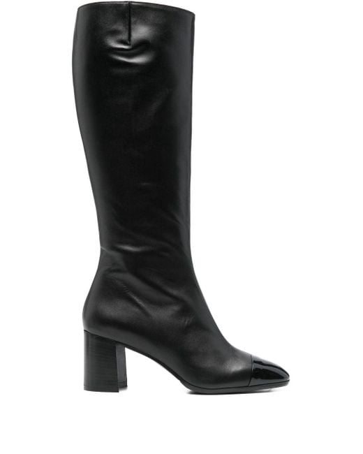 CAREL PARIS Black Sonnenaufgang Lederstiefel