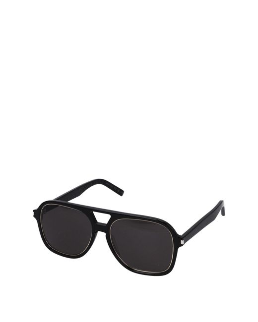 Mujeres 's Gafas de sol 602 ACETATO DE RIM NEGRO/ORO Saint Laurent de color Black
