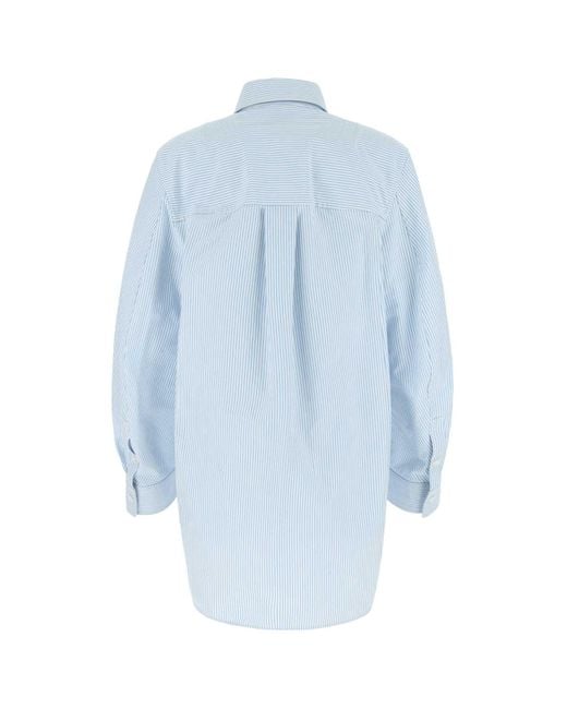 Bottega Veneta Blue Shirts