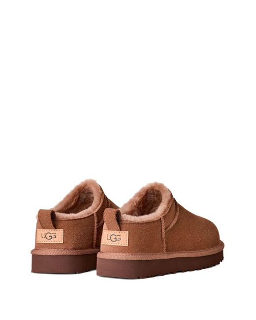 Ugg Classic Micro Suède Slippers in het Brown
