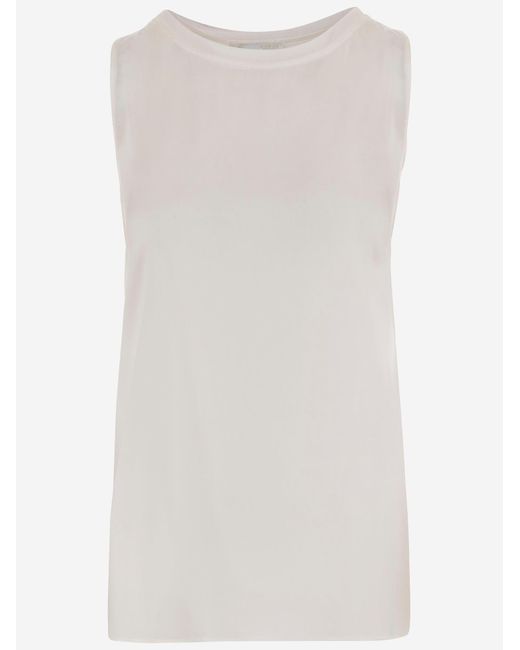 Q-WINS White Sleeveless Top