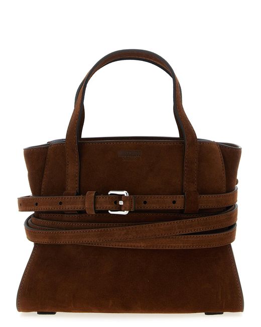 Moschino Brown 'Binde mich' kleine Handtasche