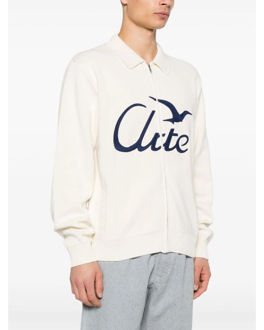 Arte' White Bird Logo Jacket