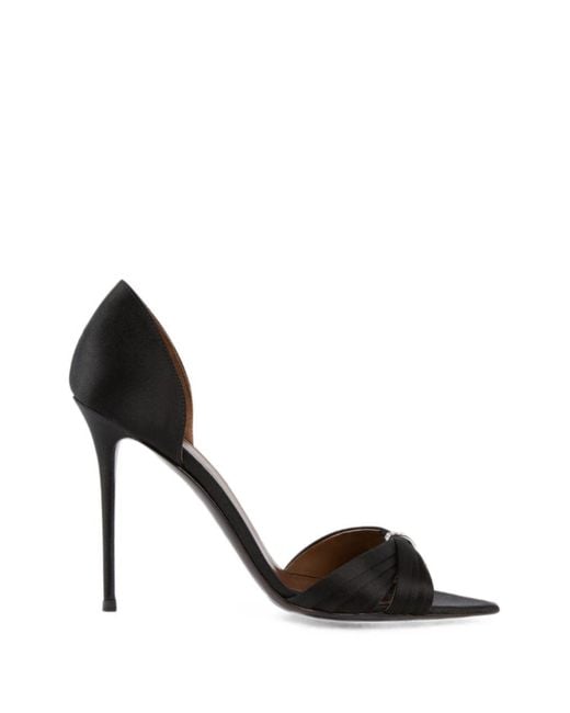 Giuseppe Zanotti Black Lienn Leather Pumps
