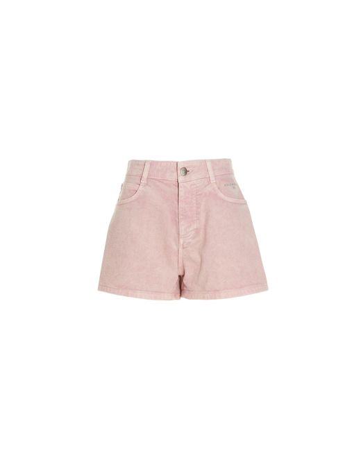 Stella McCartney Denim Shorts in het Pink