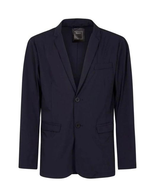 Herno Technisch Stoffen Jack in het Blue