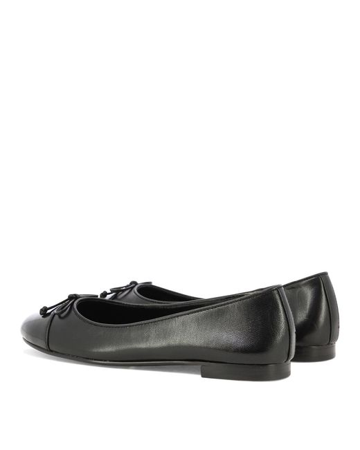 Tory Burch Ballerina's Met Bewerkte Neus in het Black