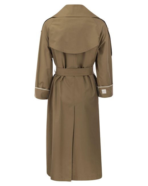 Max Mara Utrench Anti Drip Twill Trench Coat Over in het Natural