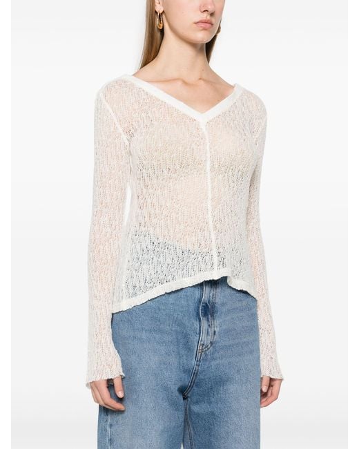 Séfr White Maeve Top