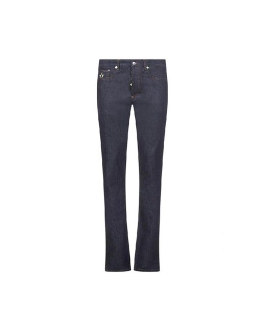 Dior Blue Homme X Kaws Bee Logo Jeans for men