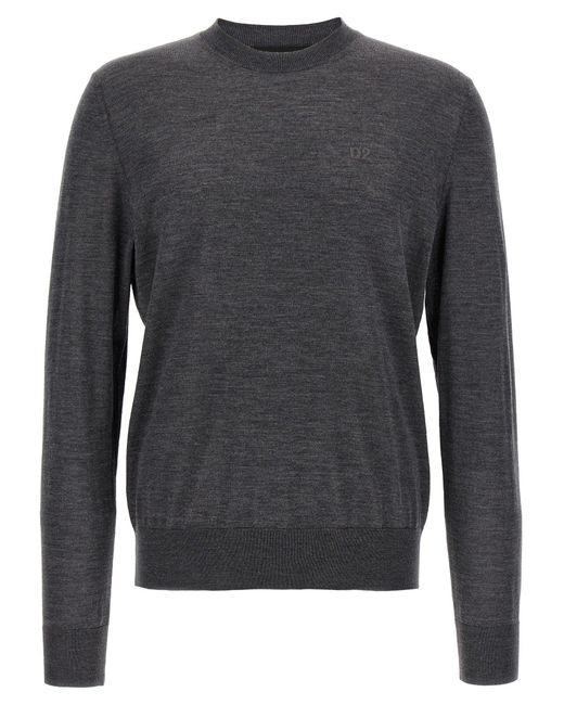 DSquared² Gray D2' Sweater for men