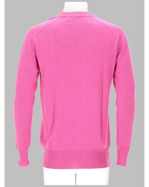 Laneus Pink Jumper Cotton-Viscose for men