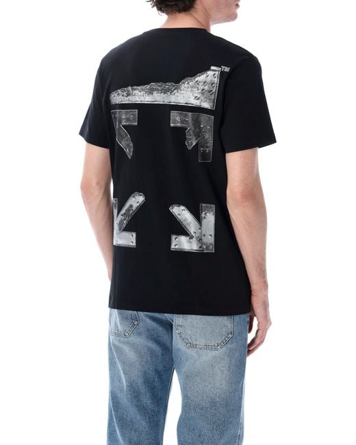 Off-White c/o Virgil Abloh Black T Shirts And Polos