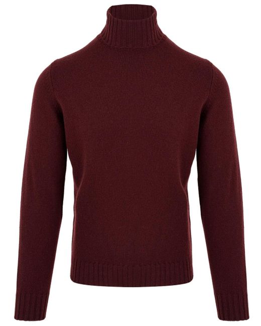 Sweaters Burdeos Filippo De Laurentis de hombre de color Red