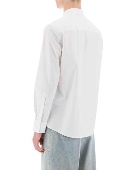 Valentino Garavani Rockstud Unlimited Slim Fit Shirt in het White