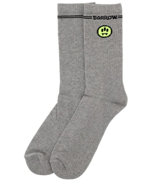 Barrow Gray Socks With Logo