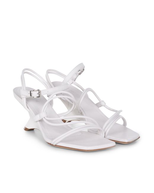 Vic Matié White Vic Matiè Sandals Made Of Leather