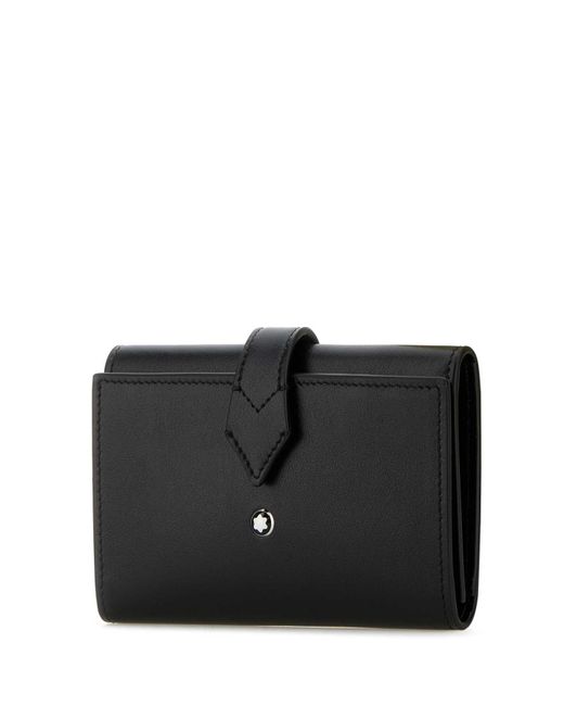 Montblanc Black Leather Wallet for men