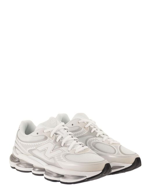 New Balance White Abzorb 2000 Sneakers