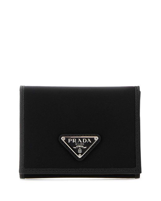 Prada Black Fabric Wallet for men