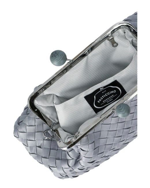 Weekend by Maxmara Gray Pasticcino Pancia Medium Nuvola Clutch