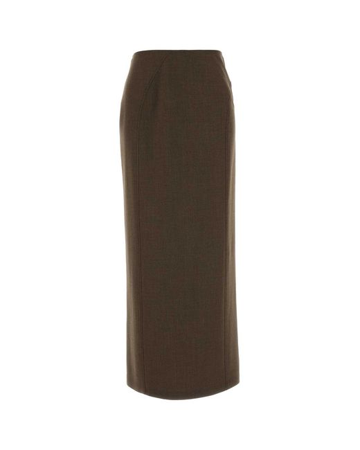 Jil Sander Brown Skirt 148