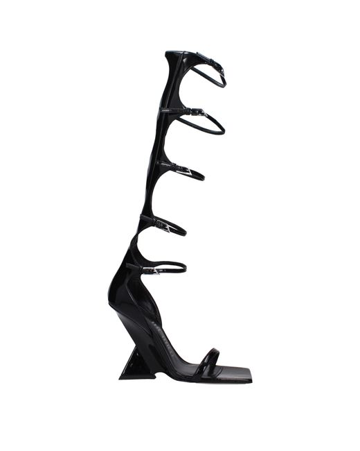 The Attico Black The Penthouse Boots Grace Paint
