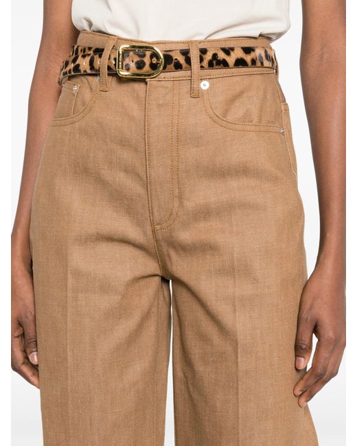 A.P.C. Natural Domino Wide-Leg Jeans