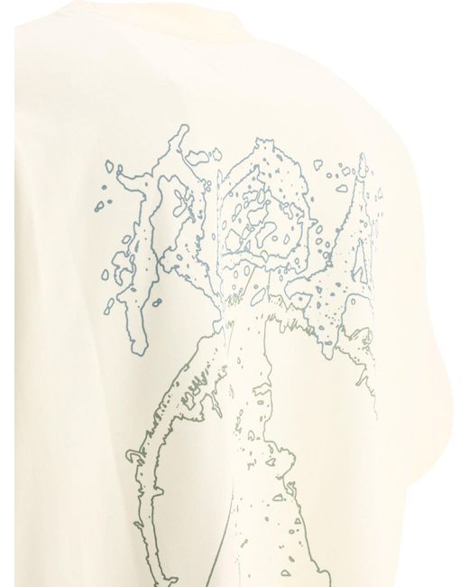 "T-shirt graphique" ShortSleeve " Roa pour homme en coloris White